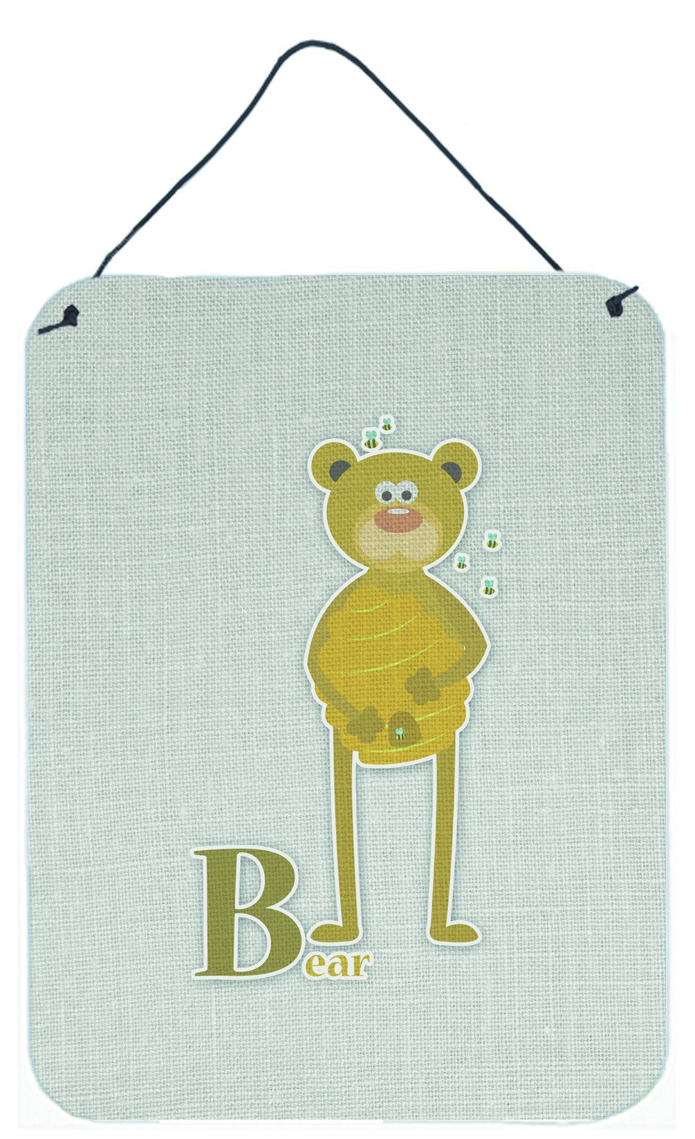 Alphabet B for Bear Wall or Door Hanging Prints BB5727DS1216 by Caroline&#39;s Treasures