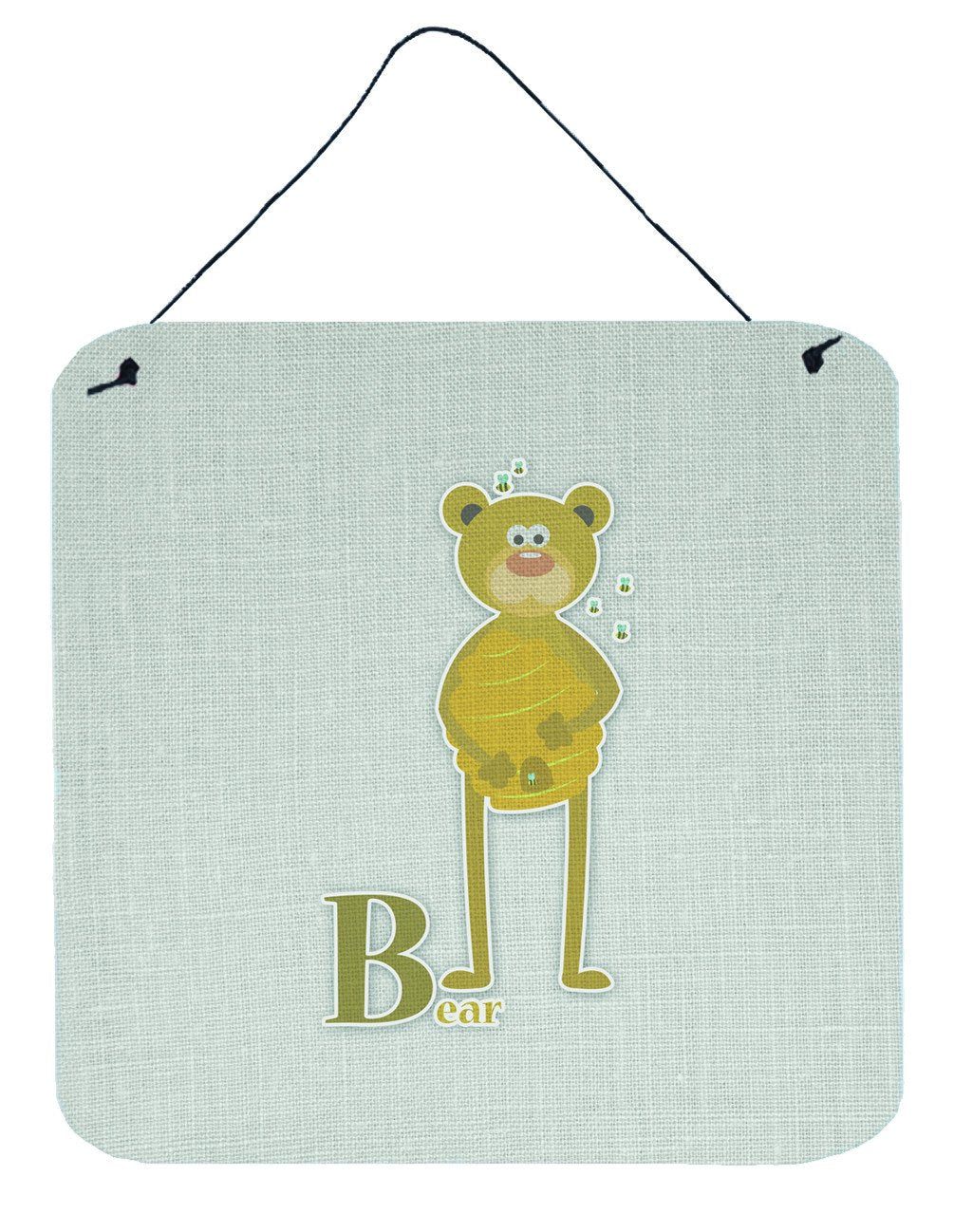 Alphabet B for Bear Wall or Door Hanging Prints BB5727DS66 by Caroline&#39;s Treasures