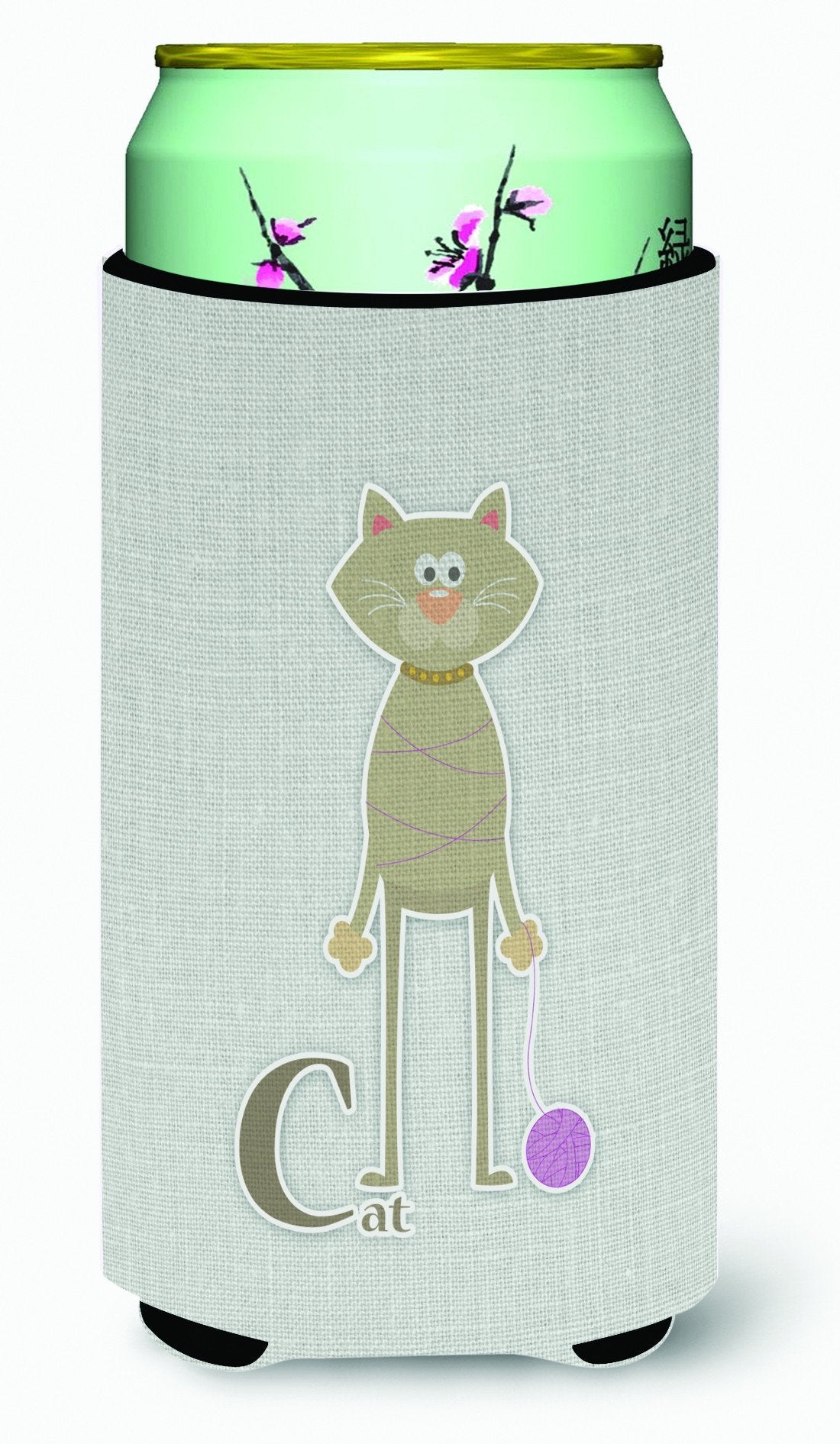 Alphabet C for Cat Tall Boy Beverage Insulator Hugger BB5728TBC by Caroline&#39;s Treasures
