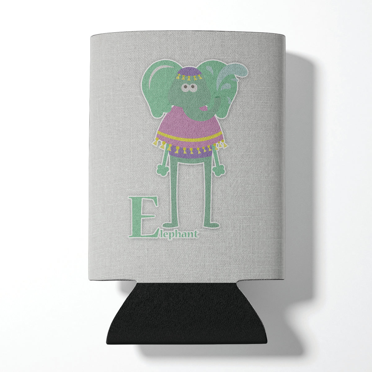 Alphabet E for Elephant Can or Bottle Hugger BB5730CC