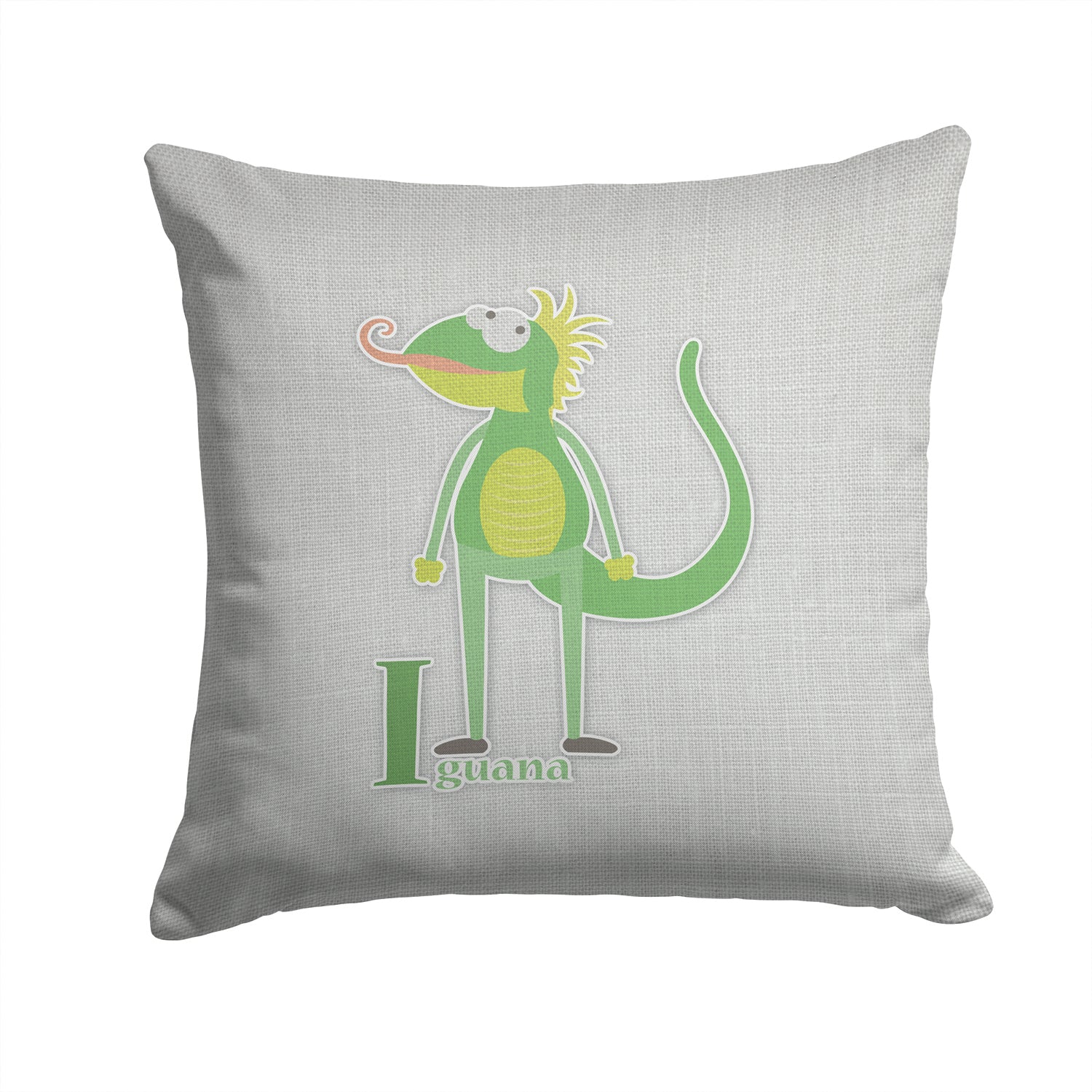 Alphabet I for Iguana Fabric Decorative Pillow BB5734PW1414 - the-store.com