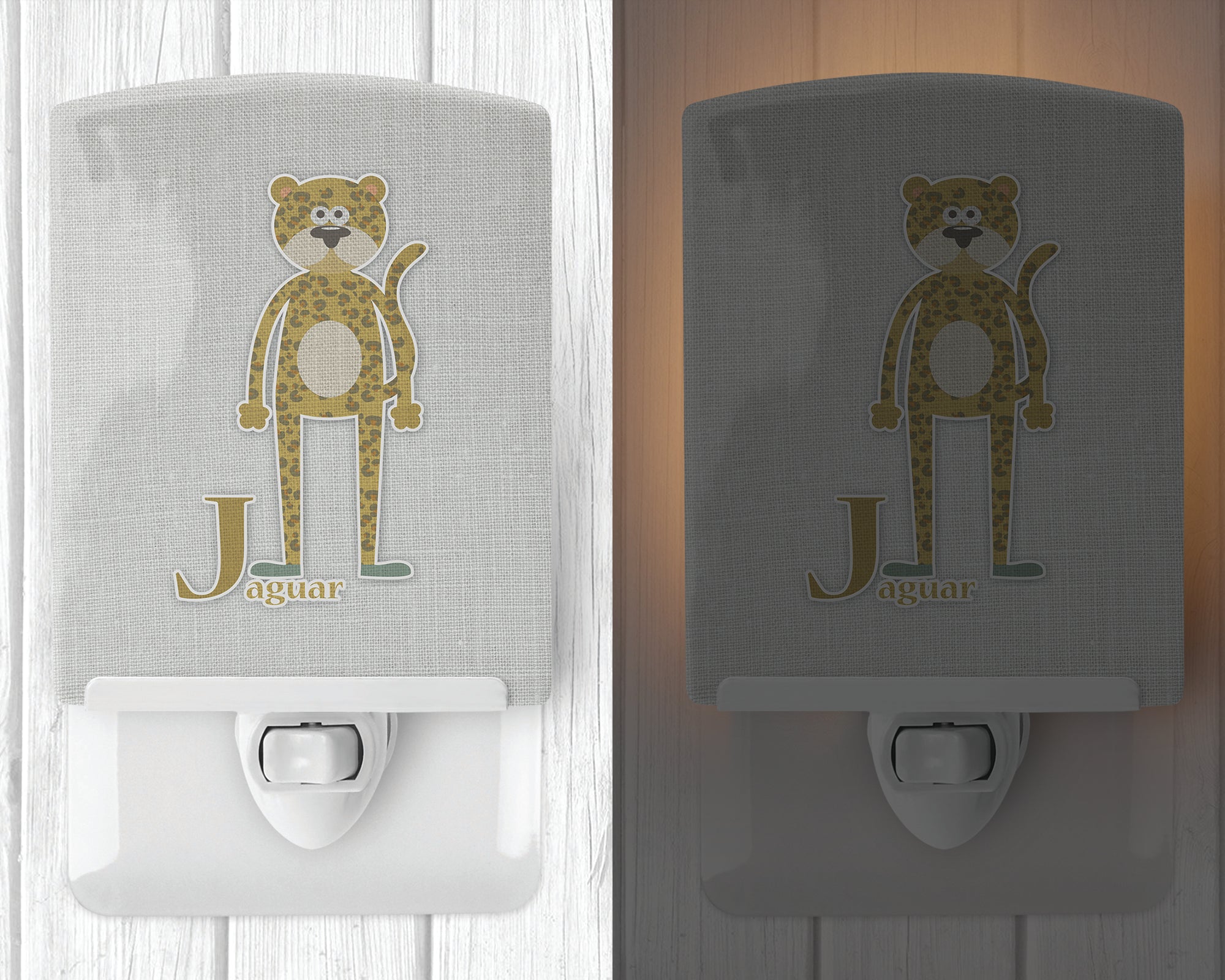 Alphabet J for Jaguar Ceramic Night Light BB5735CNL - the-store.com