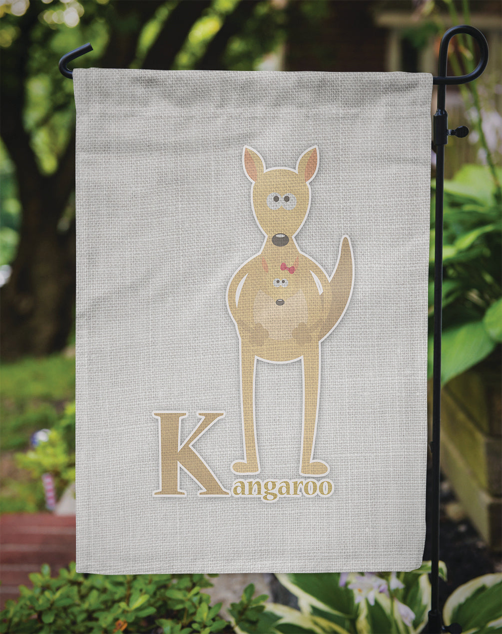 Alphabet K for Kangaroo Flag Garden Size BB5736GF