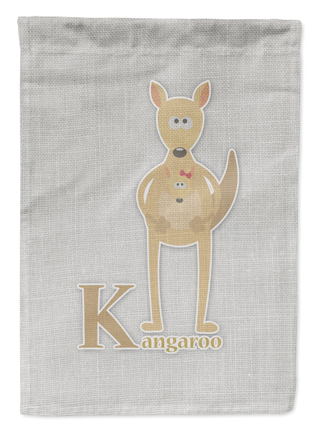 Alphabet K for Kangaroo Flag Garden Size BB5736GF  the-store.com.