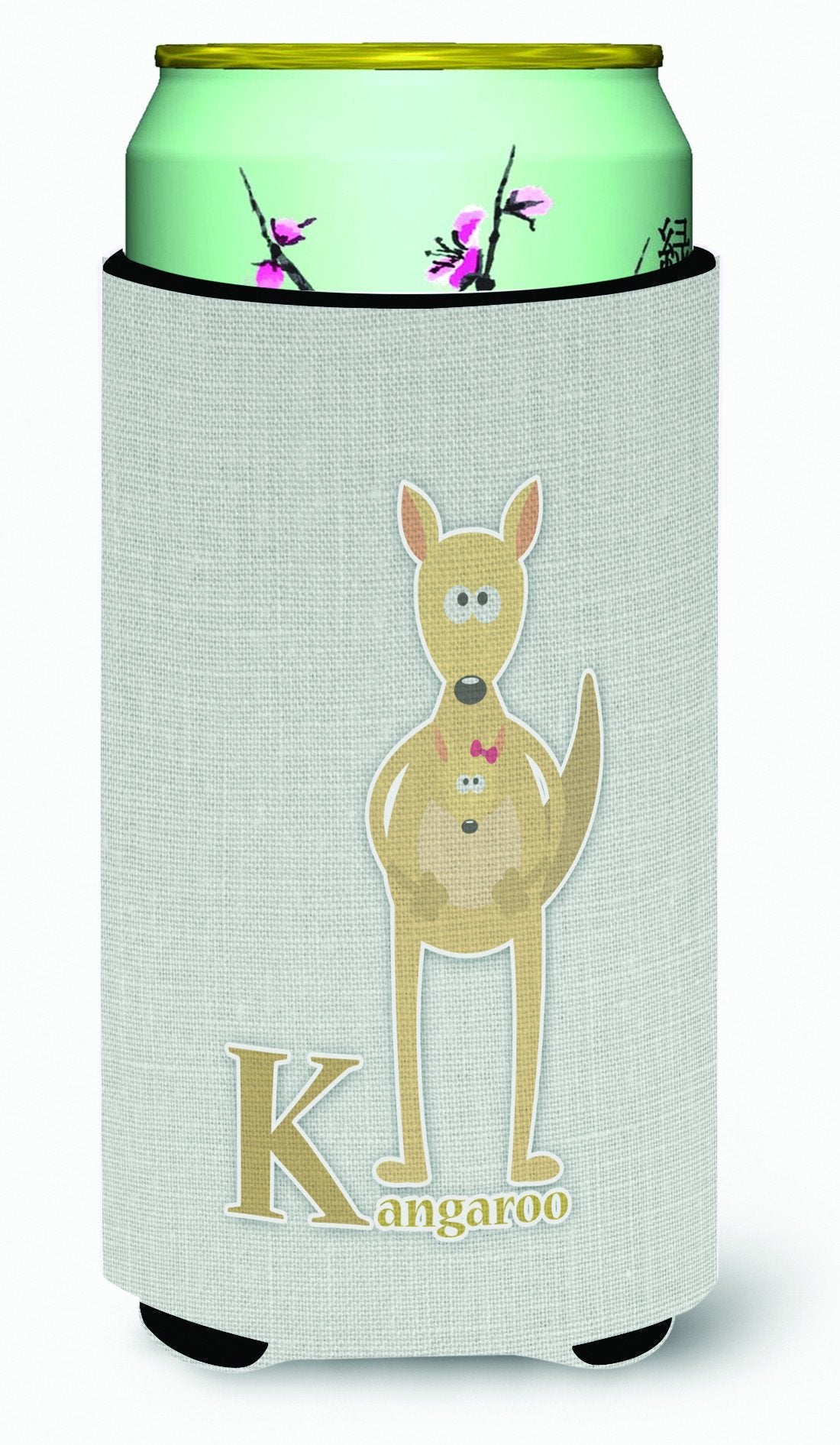Alphabet K for Kangaroo Tall Boy Beverage Insulator Hugger BB5736TBC by Caroline&#39;s Treasures