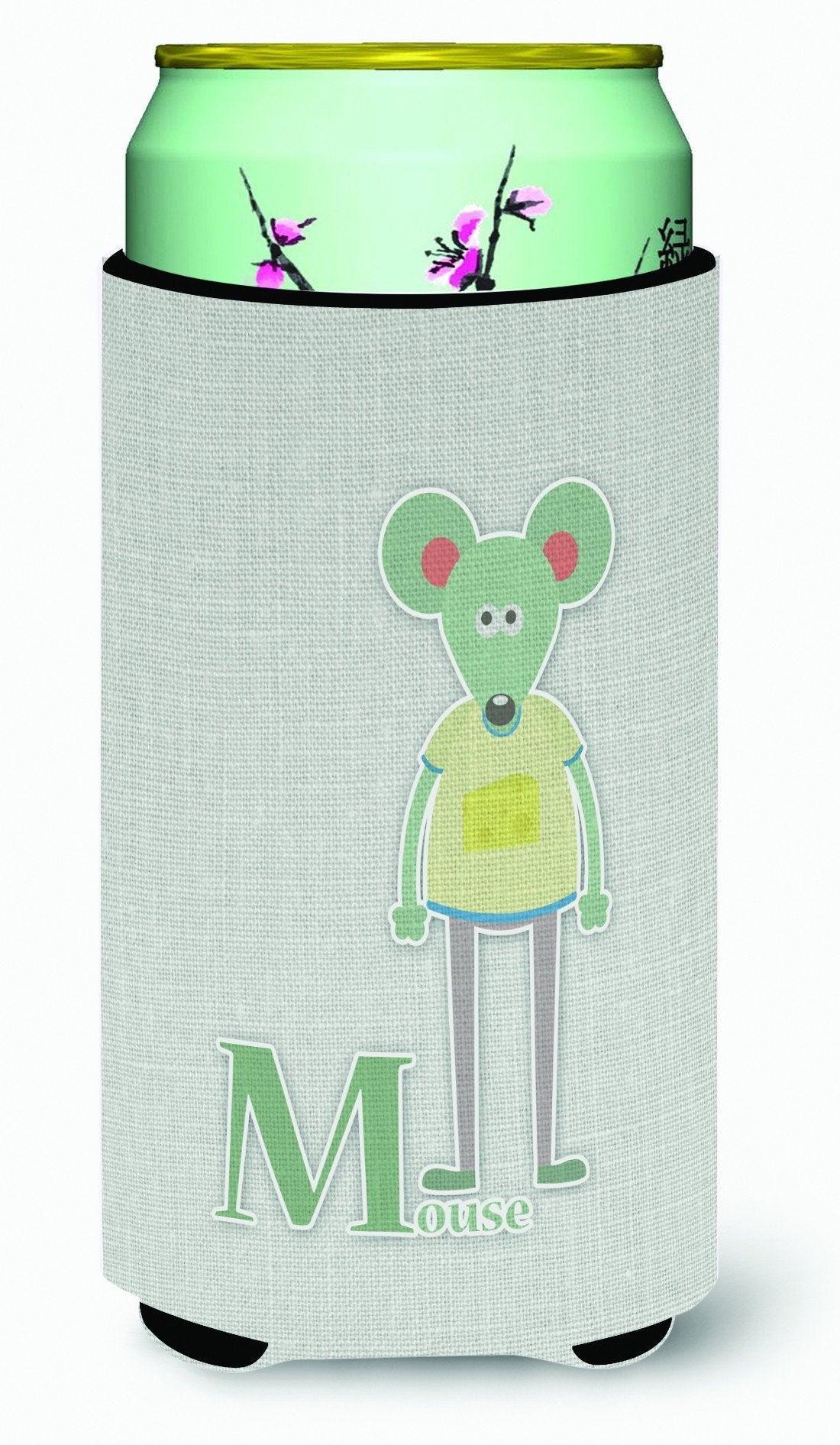 Alphabet M for Mouse Tall Boy Beverage Insulator Hugger BB5738TBC by Caroline's Treasures