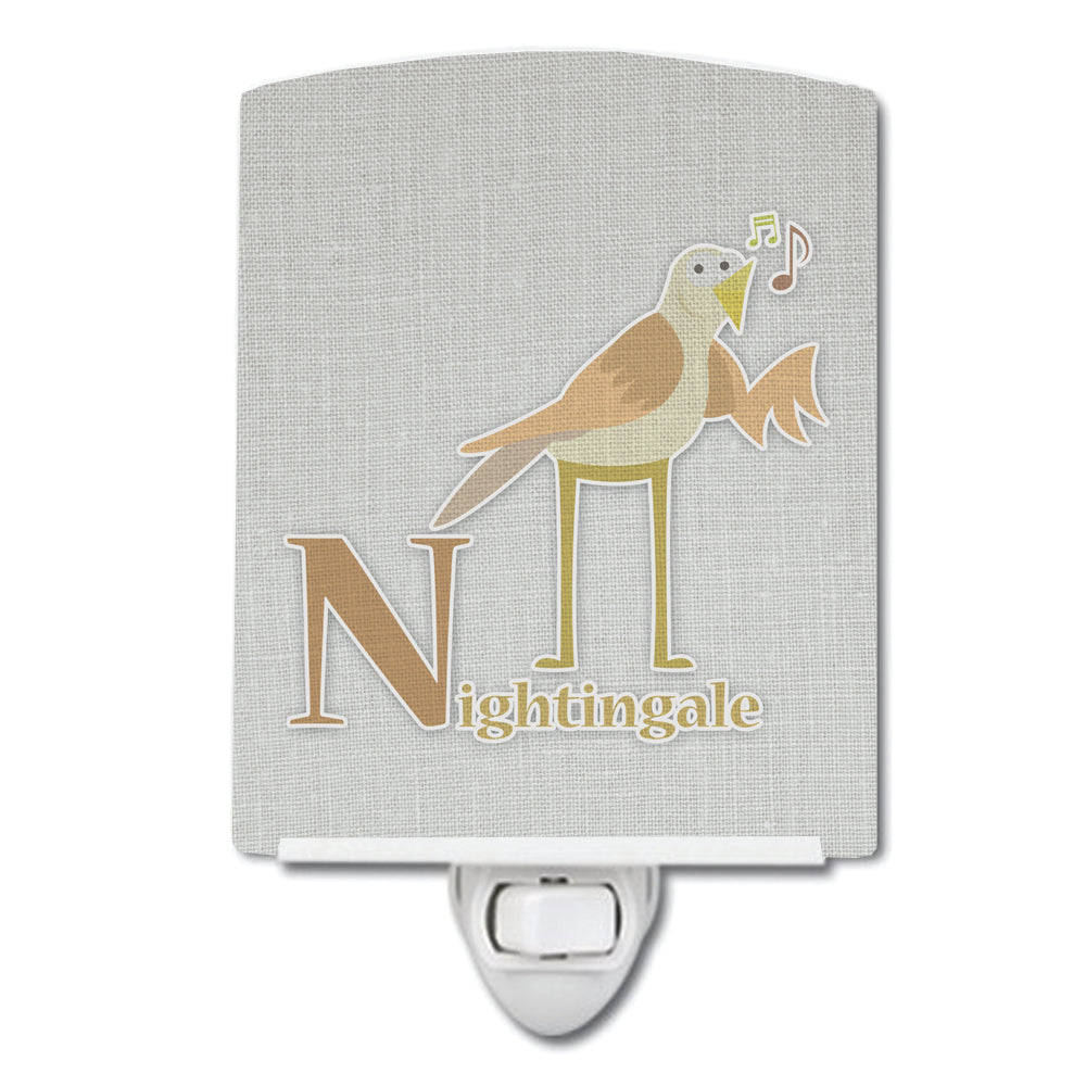 Alphabet N for Nightingale Ceramic Night Light BB5739CNL - the-store.com