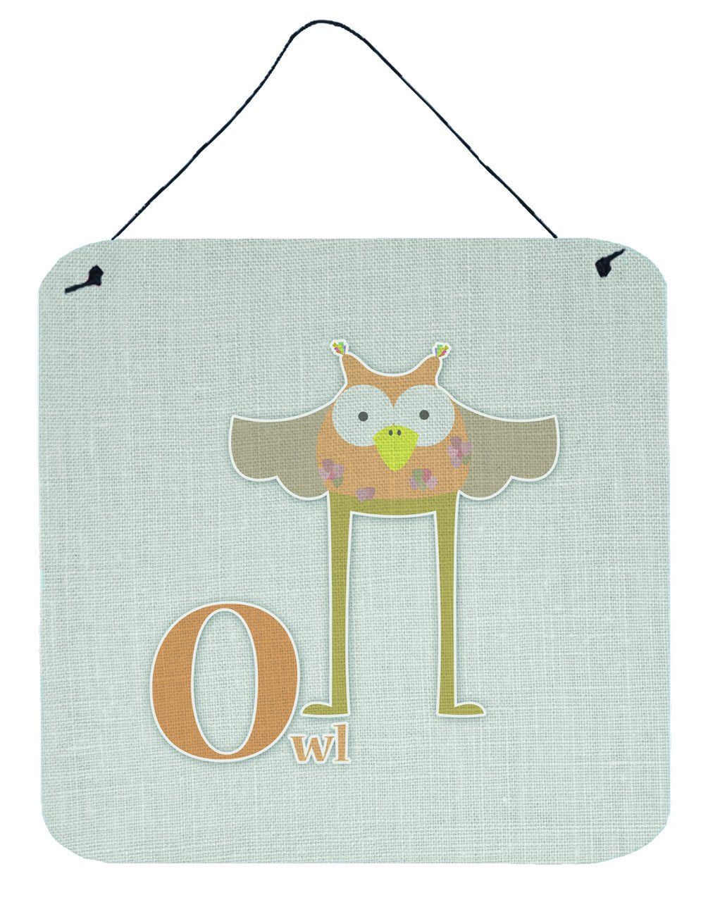 Alphabet O for Owl Wall or Door Hanging Prints BB5740DS66 by Caroline&#39;s Treasures