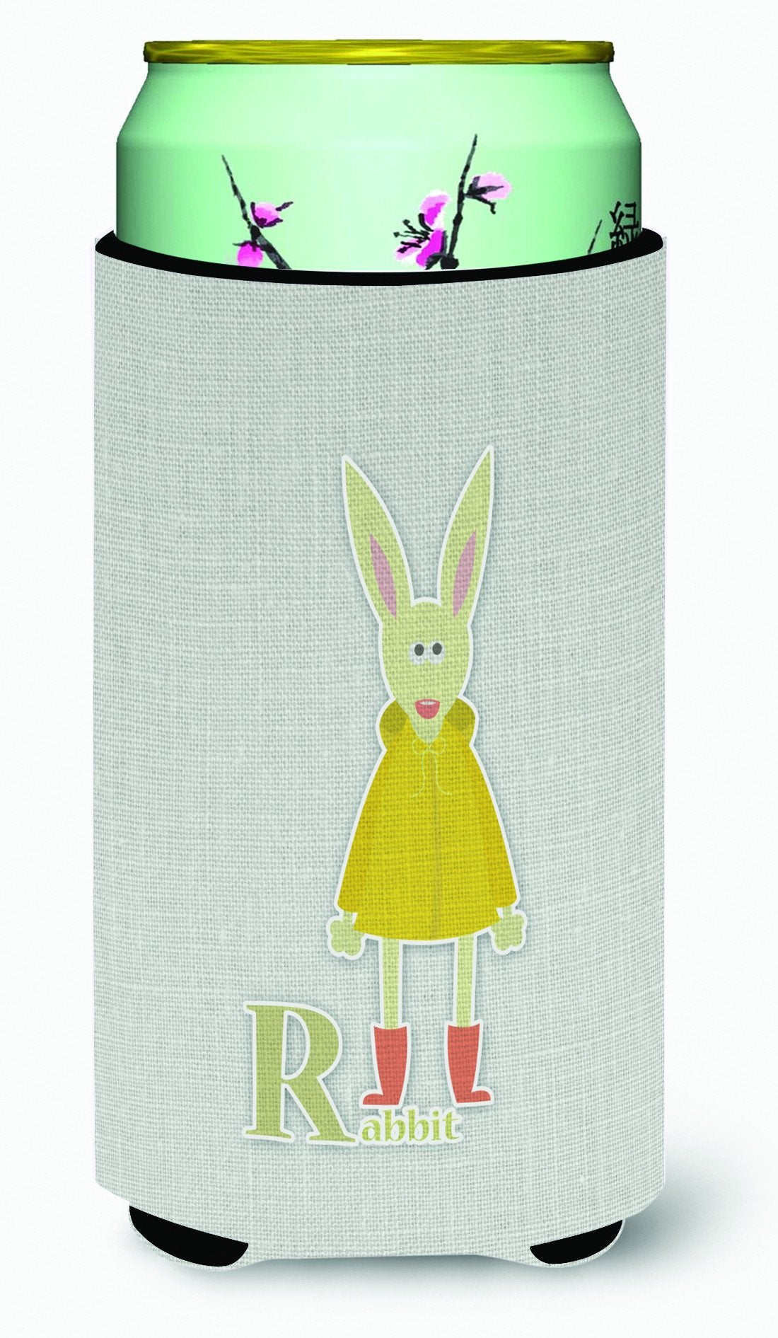 Alphabet R for Rabbit Tall Boy Beverage Insulator Hugger BB5743TBC by Caroline&#39;s Treasures