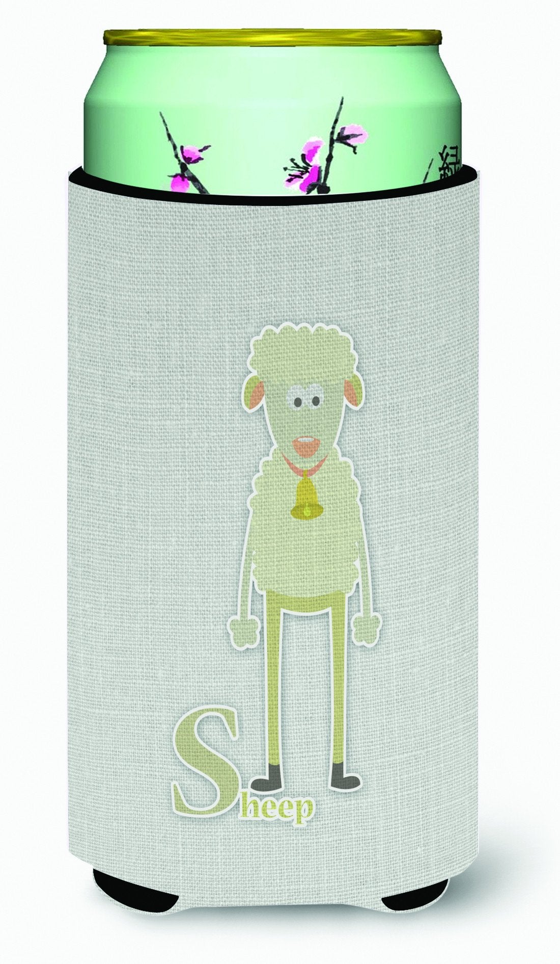 Alphabet S for Sheep Tall Boy Beverage Insulator Hugger BB5744TBC by Caroline&#39;s Treasures