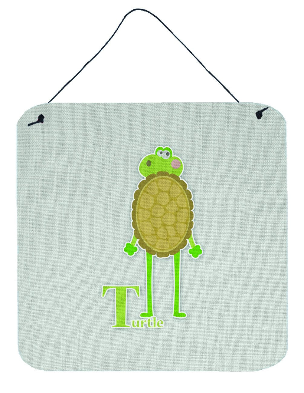 Alphabet T for Turtle Wall or Door Hanging Prints BB5745DS66 by Caroline&#39;s Treasures