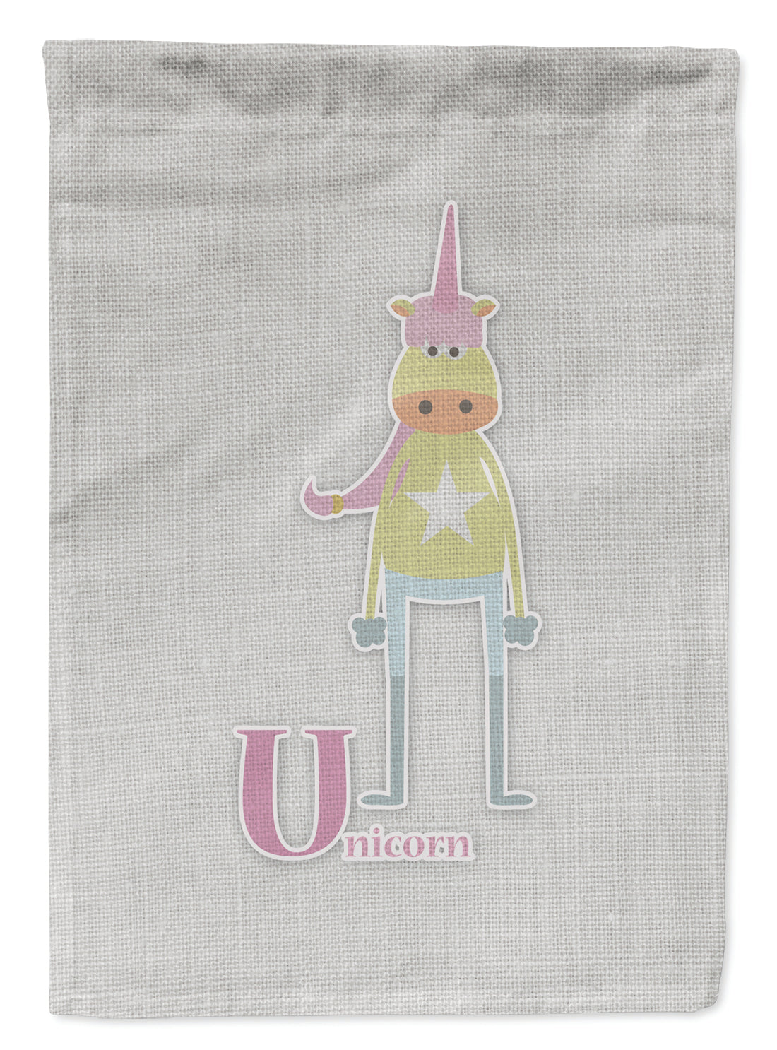 Alphabet U for Unicorn Flag Garden Size BB5746GF