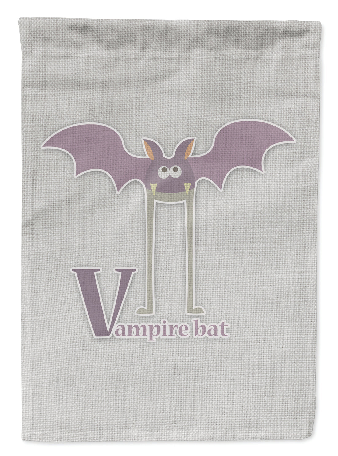 Alphabet V for Vampire Bat Flag Garden Size BB5747GF