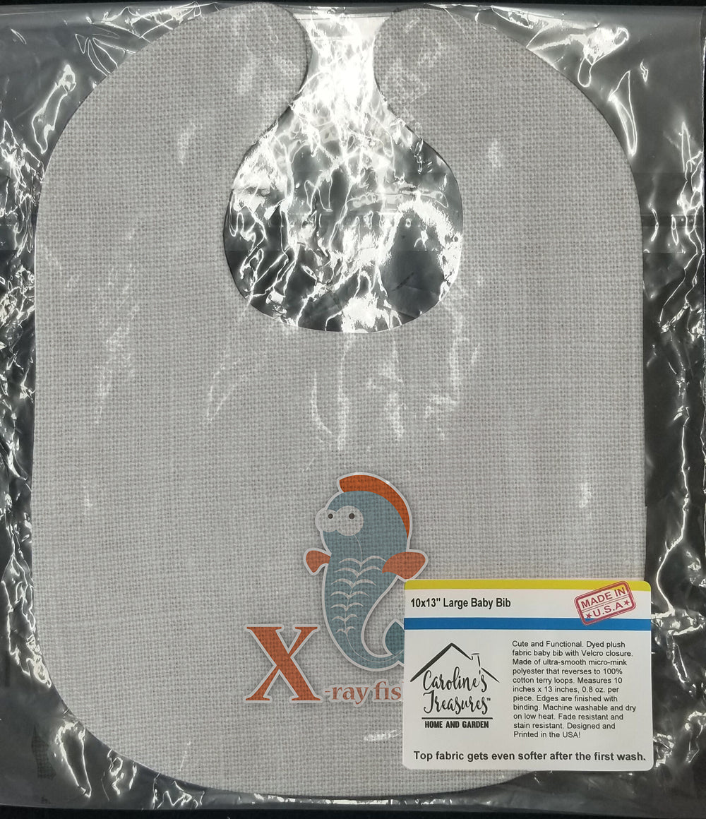 Alphabet X for Xray Fish Baby Bib BB5749BIB - the-store.com