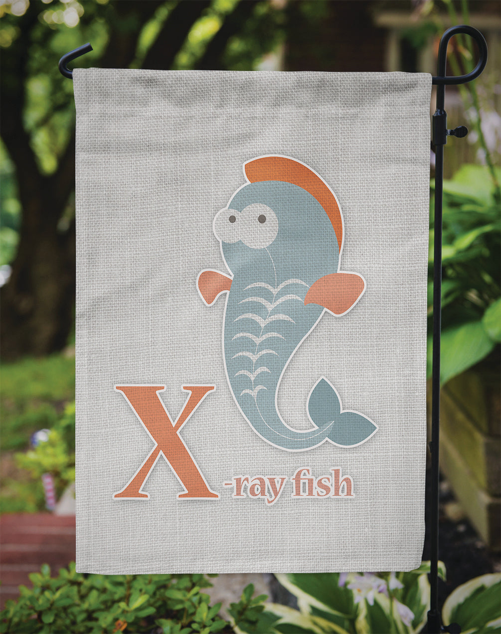 Alphabet X for Xray Fish Flag Garden Size BB5749GF