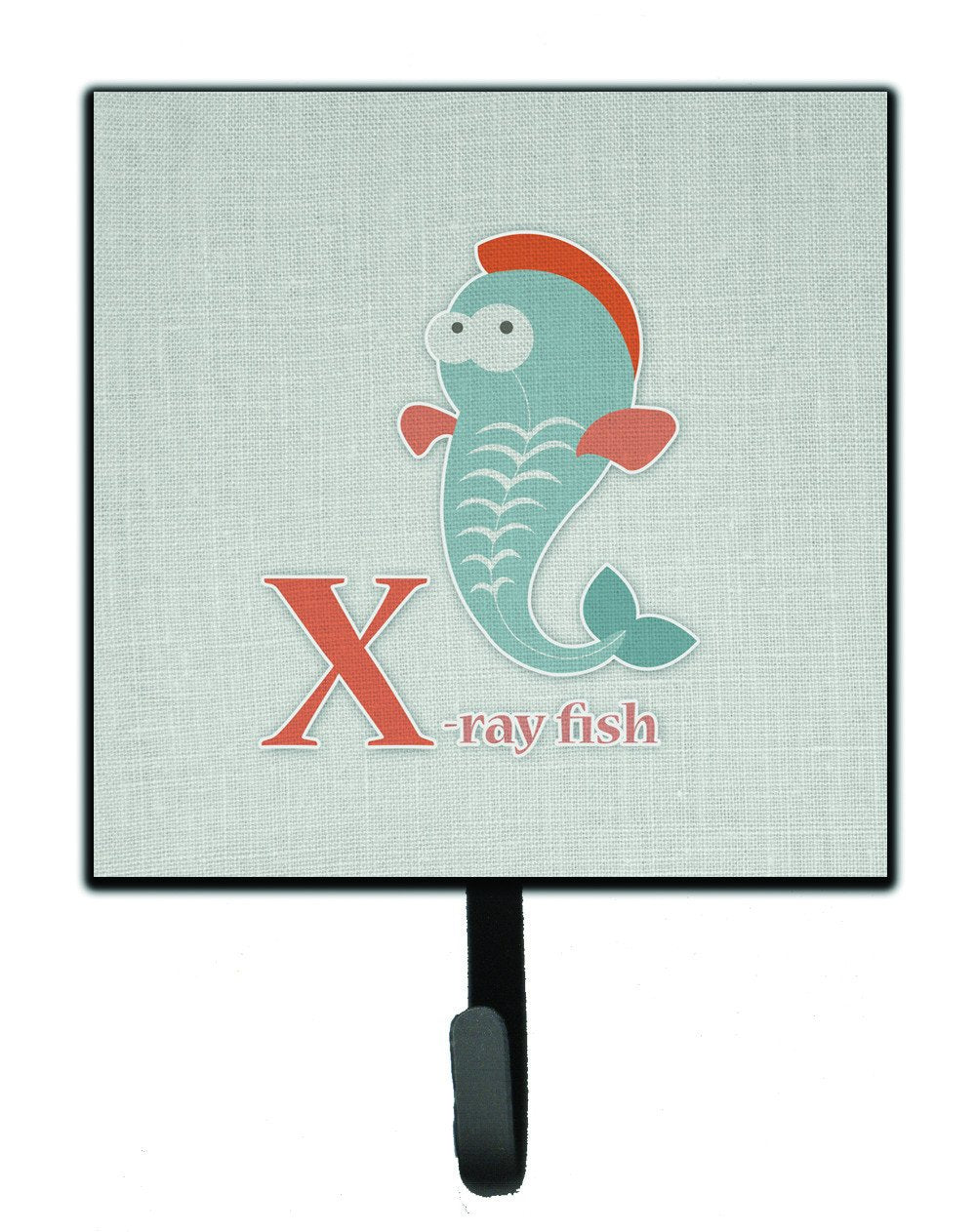 Alphabet X for Xray Fish Leash or Key Holder BB5749SH4 by Caroline&#39;s Treasures
