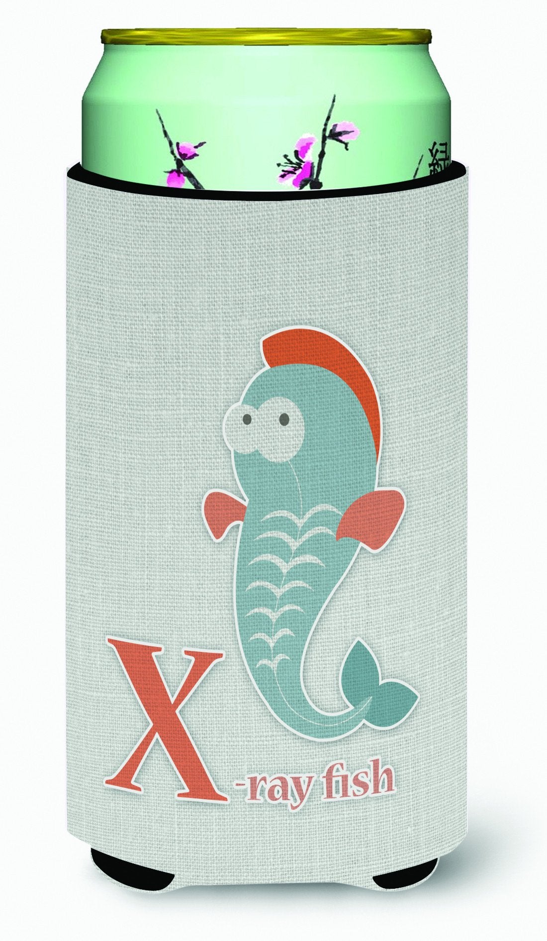 Alphabet X for Xray Fish Tall Boy Beverage Insulator Hugger BB5749TBC by Caroline&#39;s Treasures