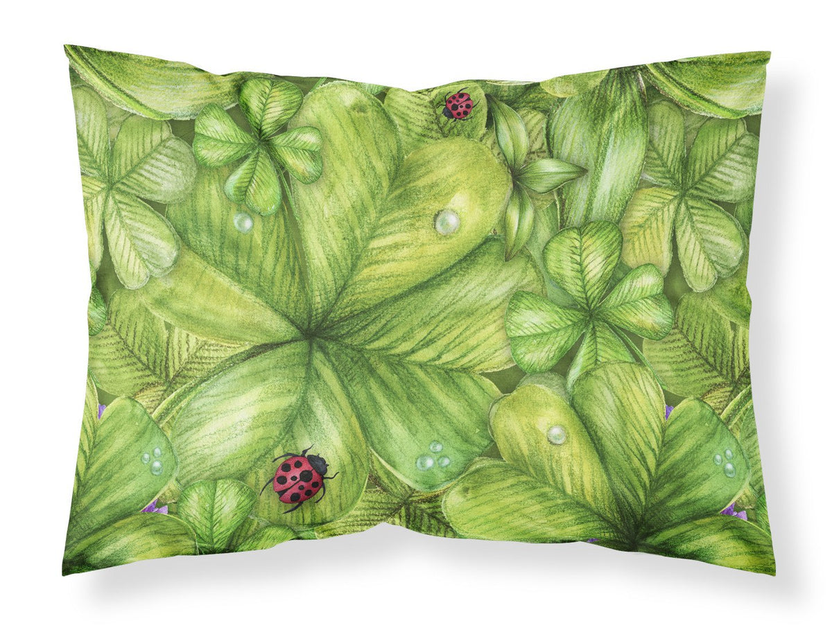 Shamrocks and Lady bugs Fabric Standard Pillowcase BB5754PILLOWCASE by Caroline&#39;s Treasures