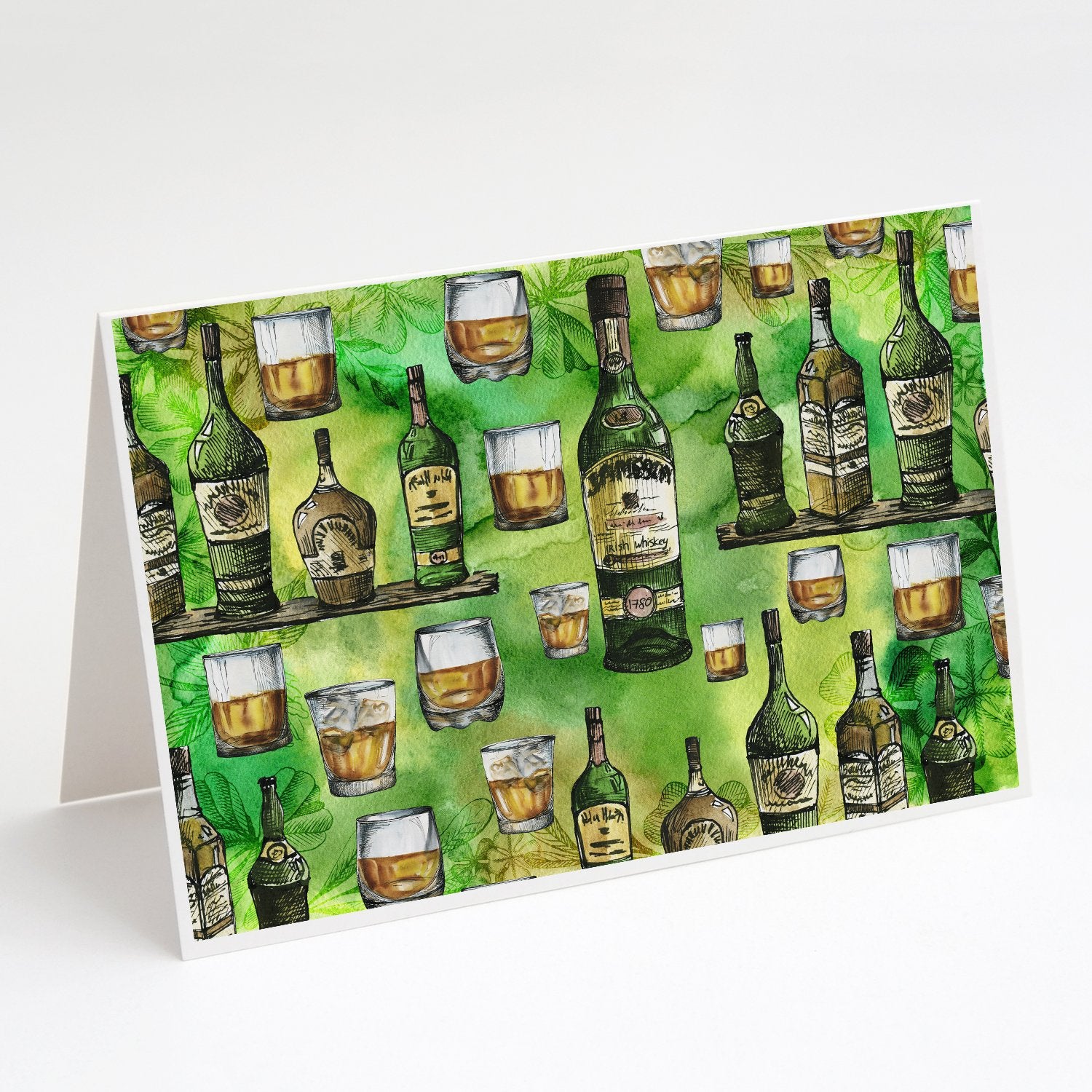 Buy this Irish Whiskey Greeting Cards and Envelopes Pack of 8