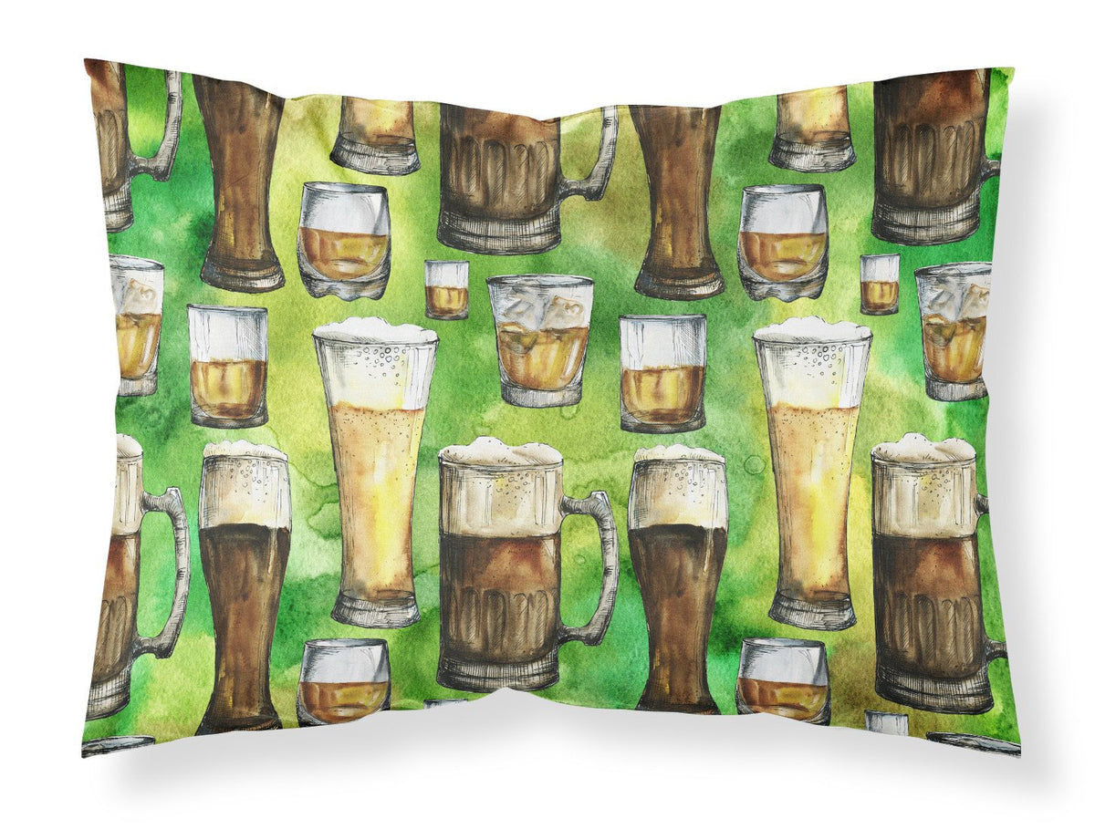 Irish Beers Fabric Standard Pillowcase BB5758PILLOWCASE by Caroline&#39;s Treasures