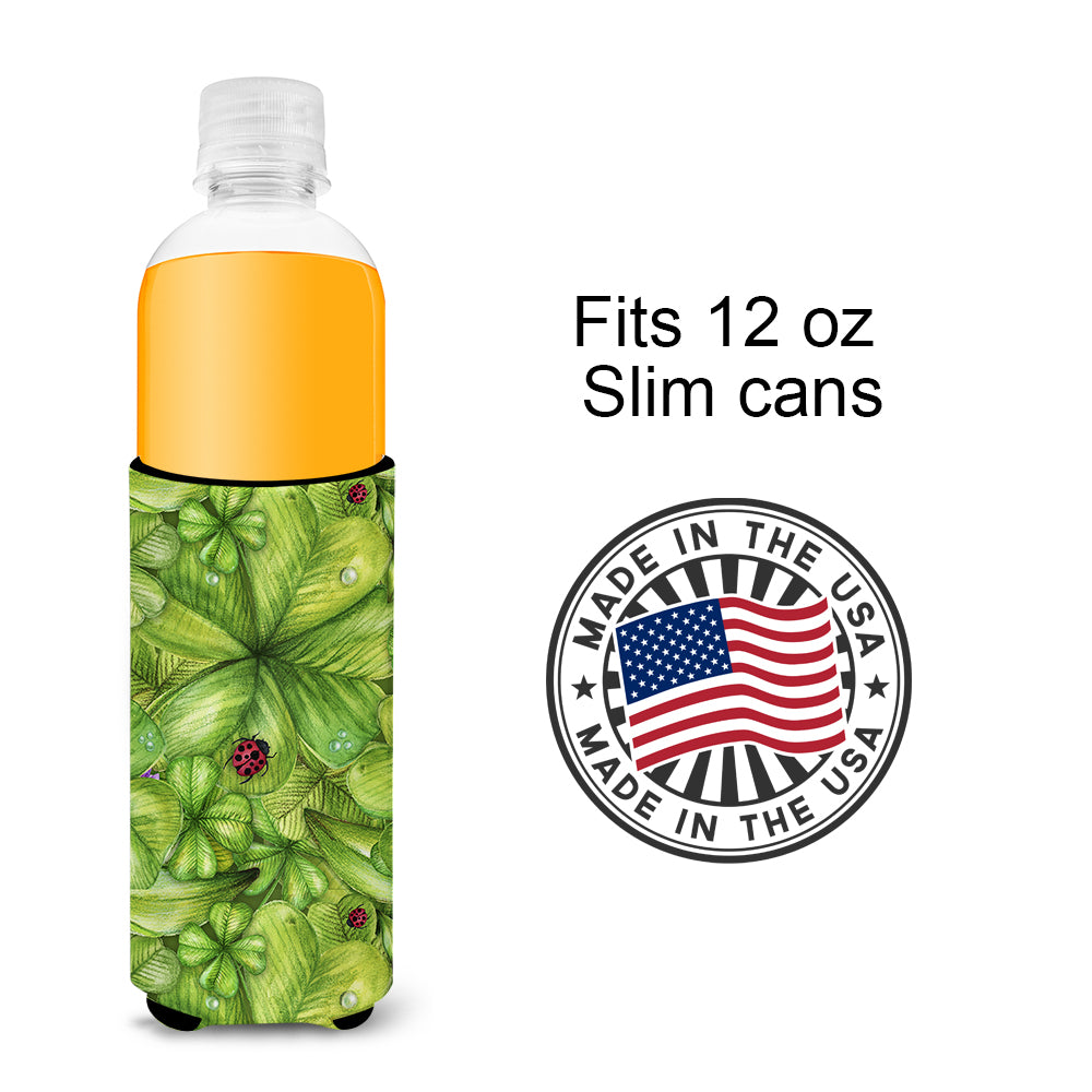 Shamrocks and Lady bugs  Ultra Hugger for slim cans BB5762MUK