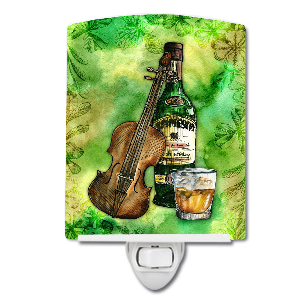 Irish Whiskey and Music Ceramic Night Light BB5766CNL - the-store.com