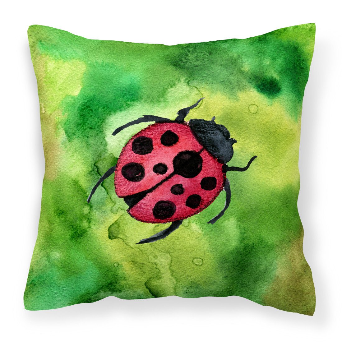 Irish Lady Bug Fabric Decorative Pillow BB5770PW1818 by Caroline&#39;s Treasures