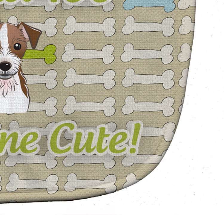 Too Cute Jack Russell Terrier Baby Bib BB5771BIB - the-store.com