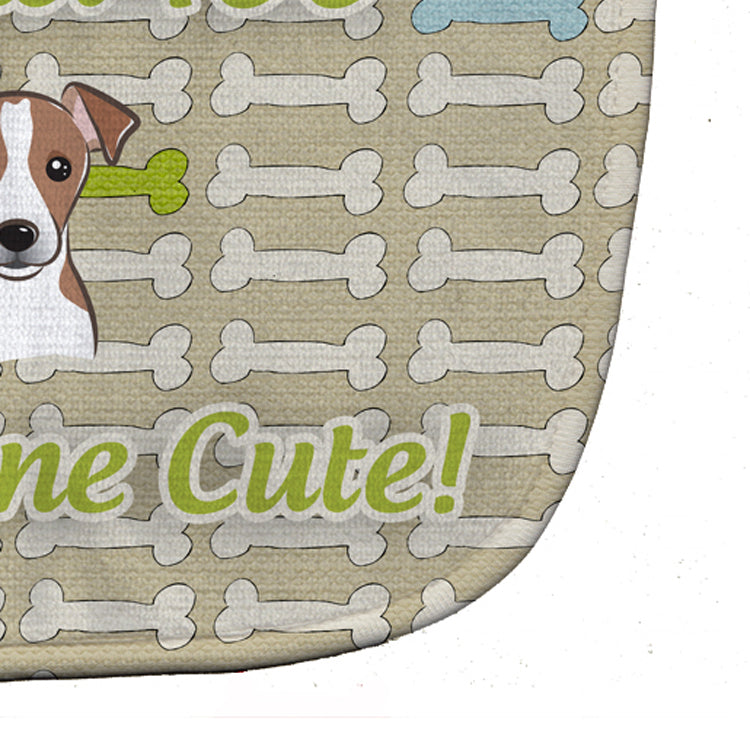 Too Cute Jack Russell Terrier Baby Bib BB5829BIB - the-store.com