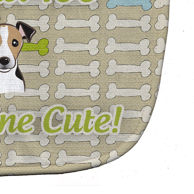 Too Cute Jack Russell Terrier Baby Bib BB5830BIB - the-store.com
