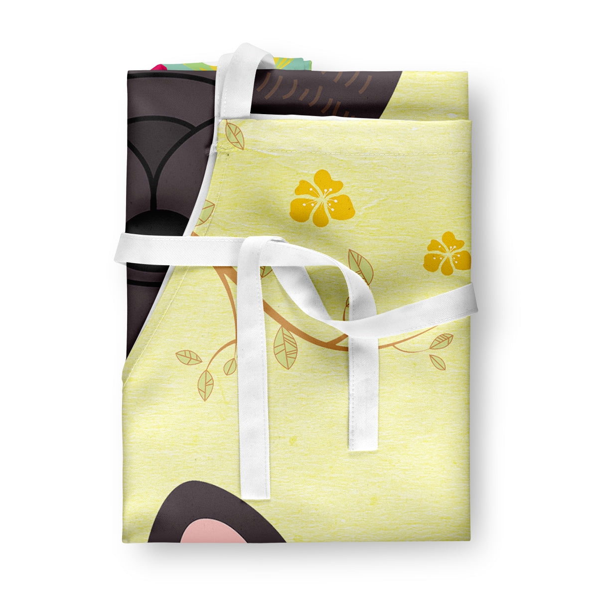 Easter Eggs French Bulldog Brindle Apron BB6009APRON  the-store.com.
