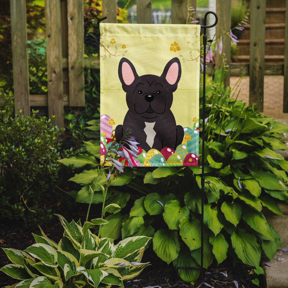 Easter Eggs French Bulldog Brindle Flag Garden Size BB6009GF  the-store.com.