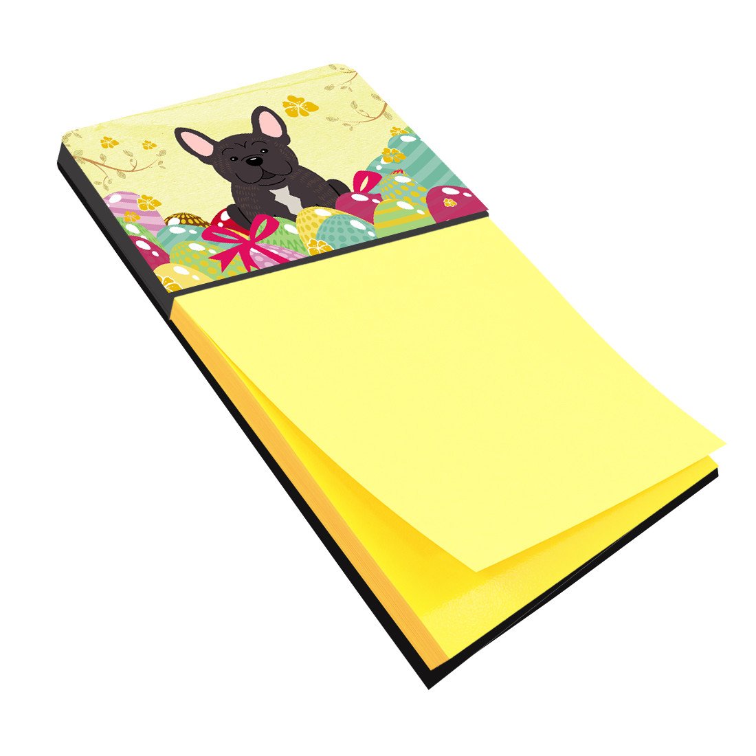 Easter Eggs French Bulldog Brindle Sticky Note Holder BB6009SN by Caroline's Treasures