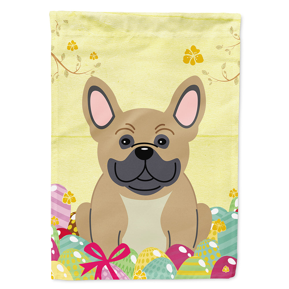 Easter Eggs French Bulldog Cream Flag Canvas House Size BB6010CHF  the-store.com.
