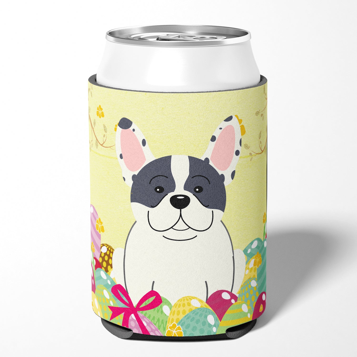 Easter Eggs French Bulldog Piebald Can or Bottle Hugger BB6011CC  the-store.com.