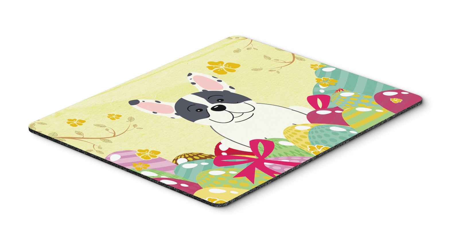 Easter Eggs French Bulldog Piebald Mouse Pad, Hot Pad or Trivet BB6011MP by Caroline's Treasures