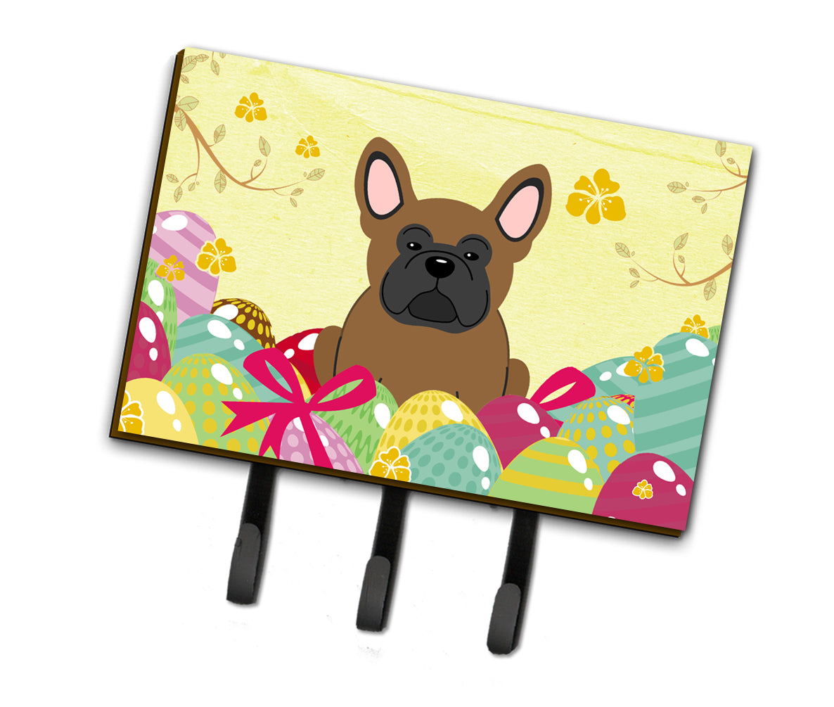 Easter Eggs French Bulldog Brown Leash or Key Holder BB6013TH68  the-store.com.