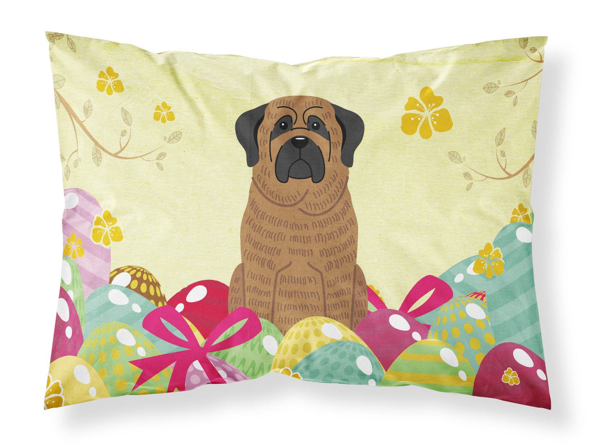 Easter Eggs Mastiff Brindle Fabric Standard Pillowcase BB6015PILLOWCASE by Caroline&#39;s Treasures