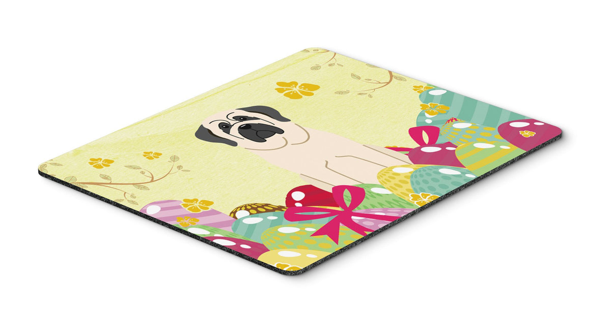 Easter Eggs Mastiff White Mouse Pad, Hot Pad or Trivet BB6017MP by Caroline&#39;s Treasures