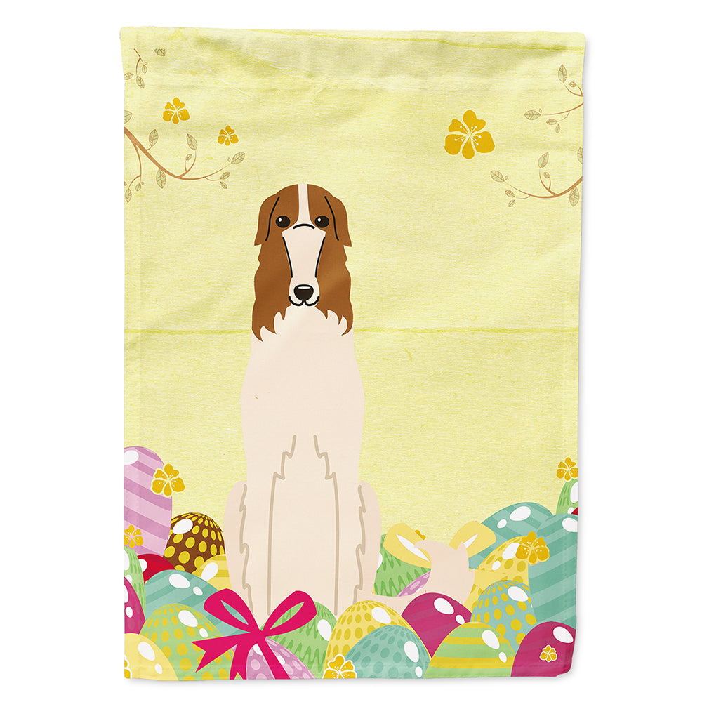 Easter Eggs Borzoi Flag Canvas House Size BB6023CHF  the-store.com.