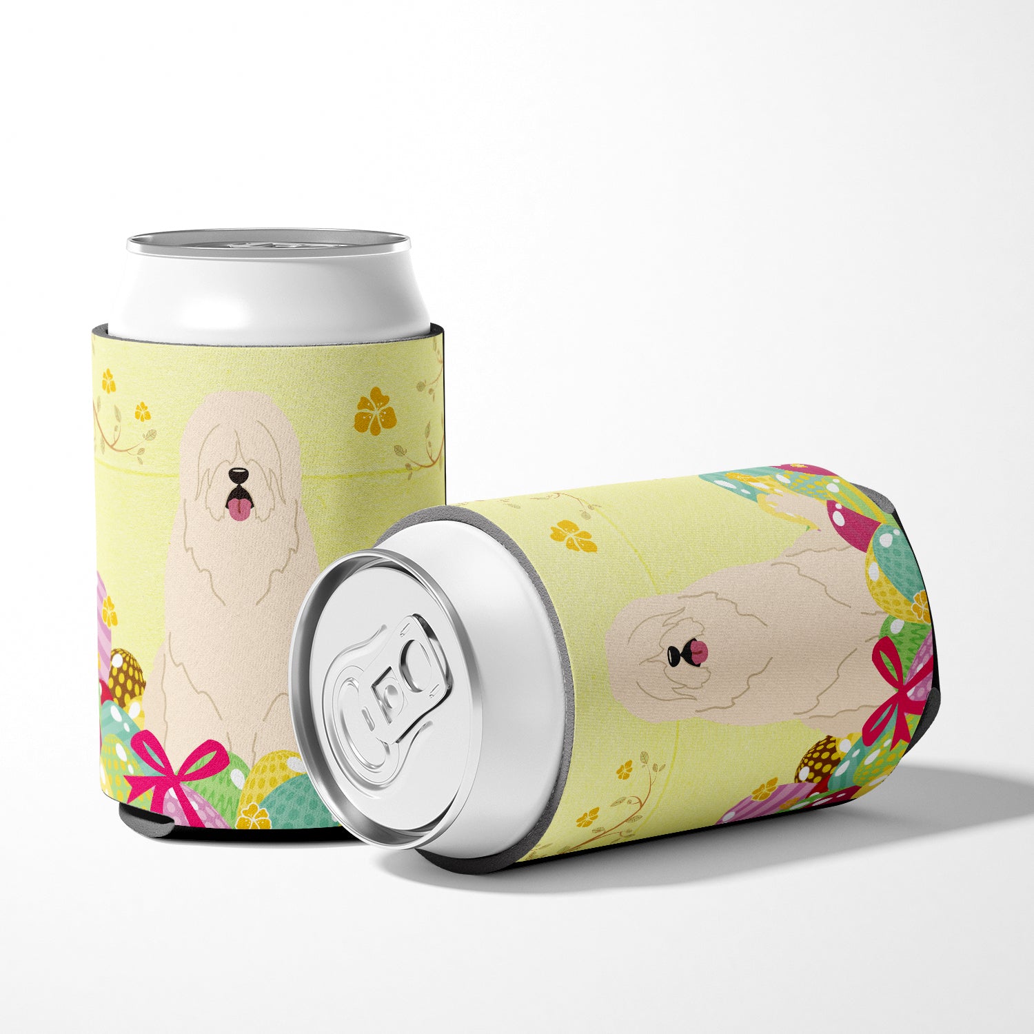 Easter Eggs South Russian Sheepdog Can or Bottle Hugger BB6024CC  the-store.com.