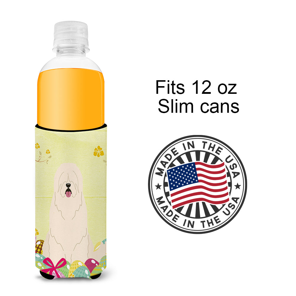 Easter Eggs South Russian Sheepdog  Ultra Hugger for slim cans BB6024MUK  the-store.com.