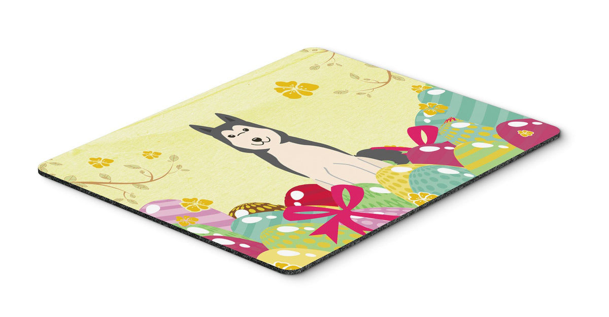 Easter Eggs West Siberian Laika Spitz Mouse Pad, Hot Pad or Trivet BB6025MP by Caroline&#39;s Treasures