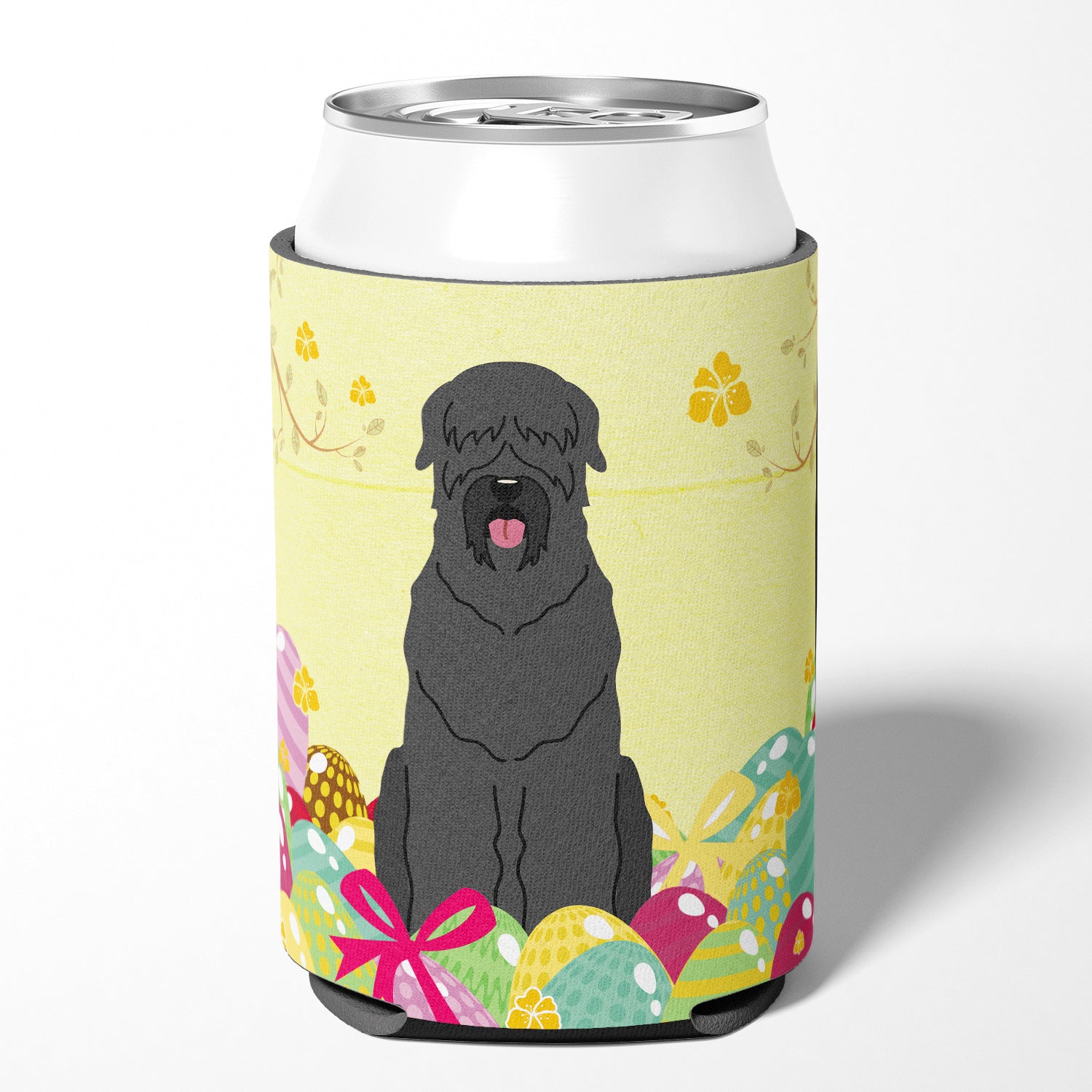 Easter Eggs Black Russian Terrier Can or Bottle Hugger BB6026CC