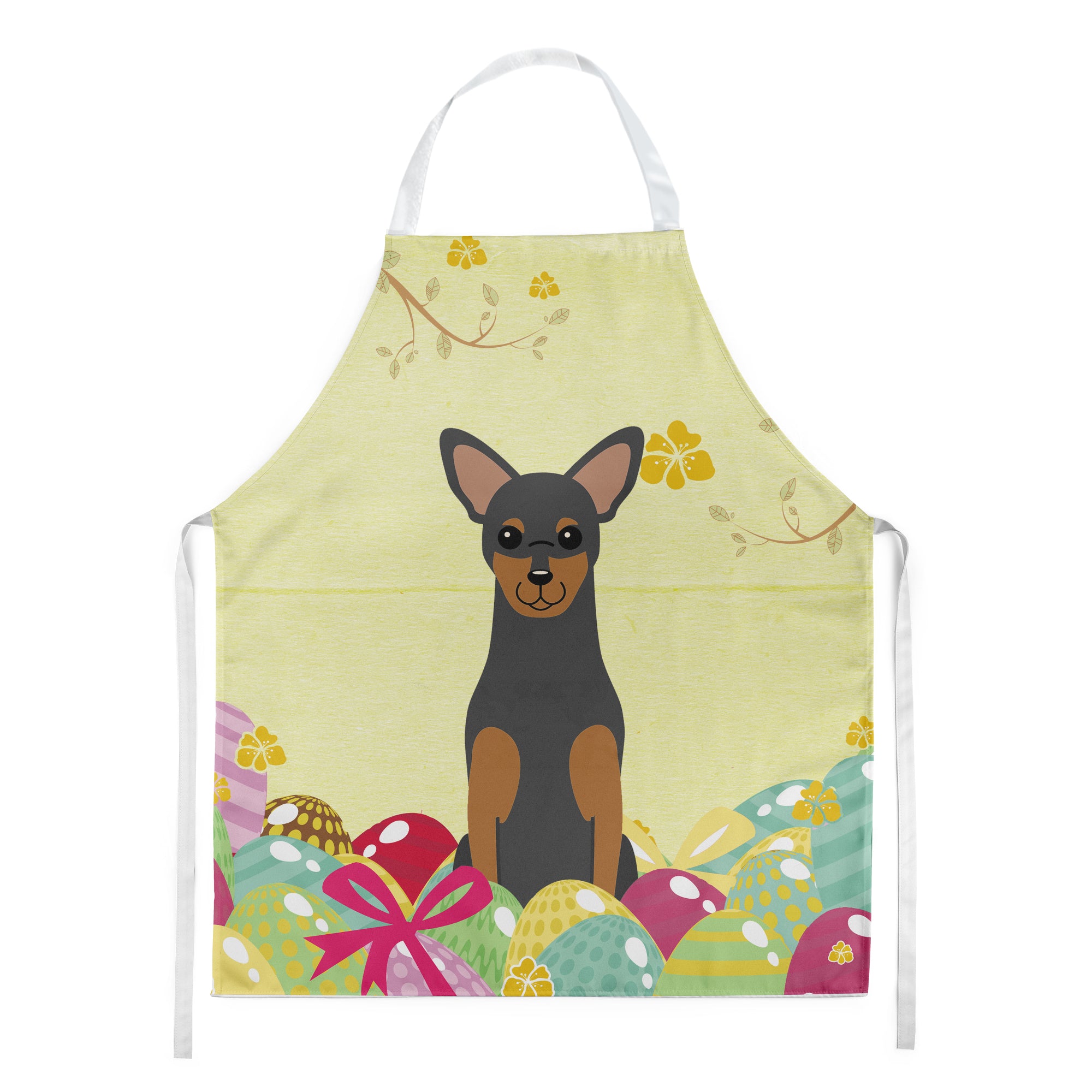 Easter Eggs Manchester Terrier Apron BB6028APRON  the-store.com.