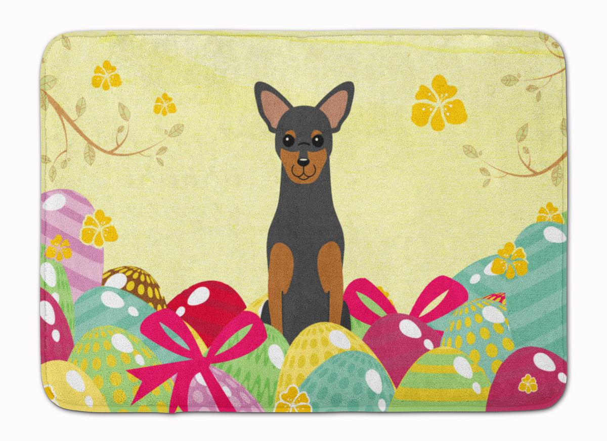 Easter Eggs Manchester Terrier Machine Washable Memory Foam Mat BB6028RUG - the-store.com