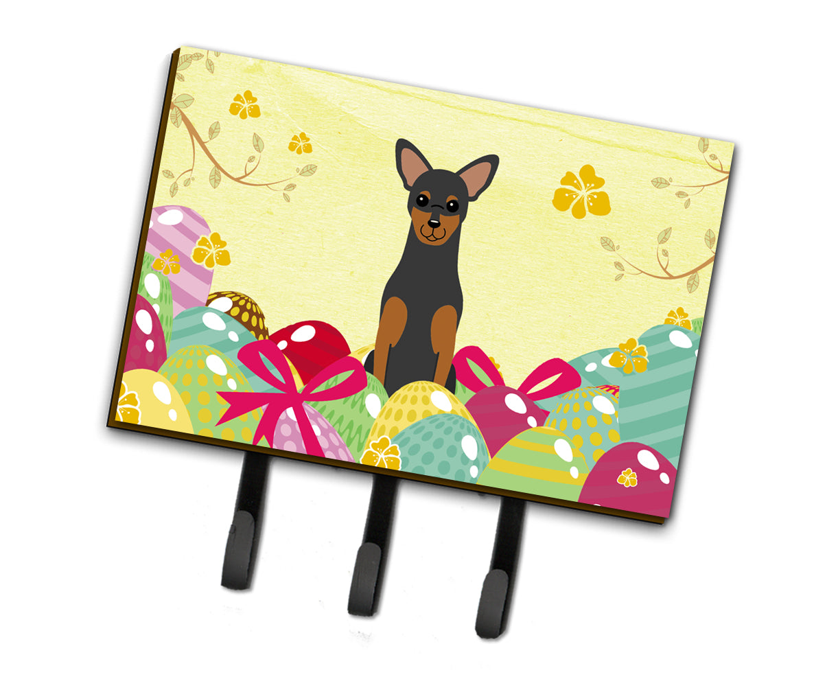 Easter Eggs Manchester Terrier Leash or Key Holder BB6028TH68  the-store.com.