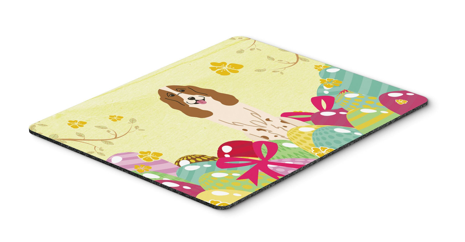 Easter Eggs Russian Spaniel Mouse Pad, Hot Pad or Trivet BB6031MP by Caroline's Treasures