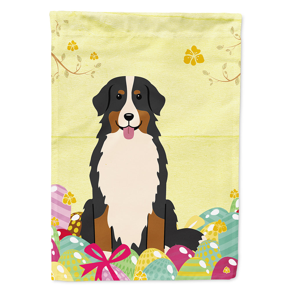 Easter Eggs Bernese Mountain Dog Flag Canvas House Size BB6036CHF