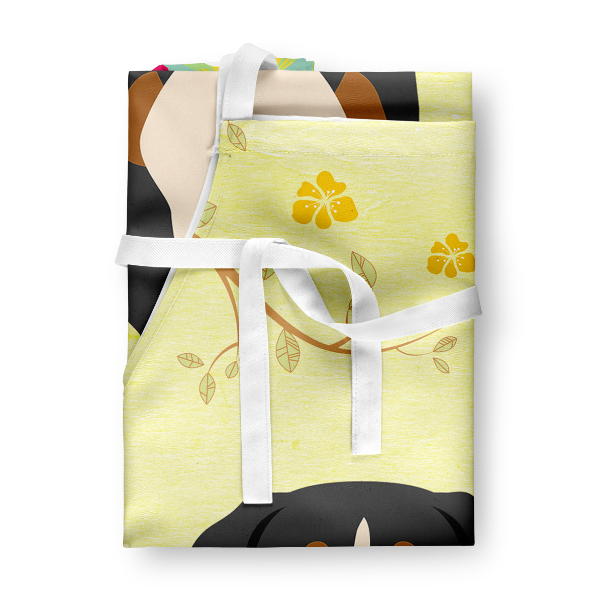Easter Eggs Greater Swiss Mountain Dog Apron BB6037APRON  the-store.com.